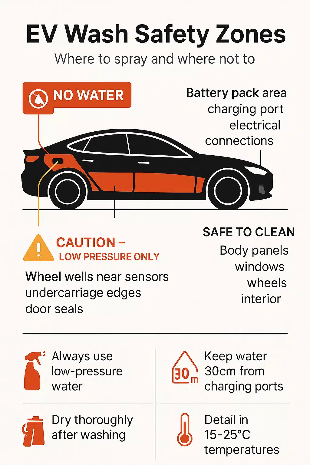 EV Safe Zones - Where Water Should Never Go