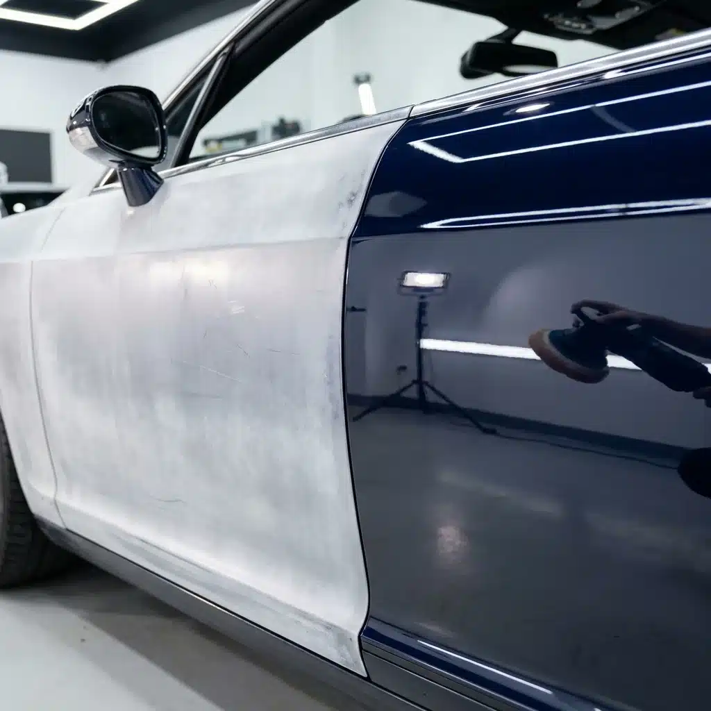 oxidised car paint before after restoration dull chalky