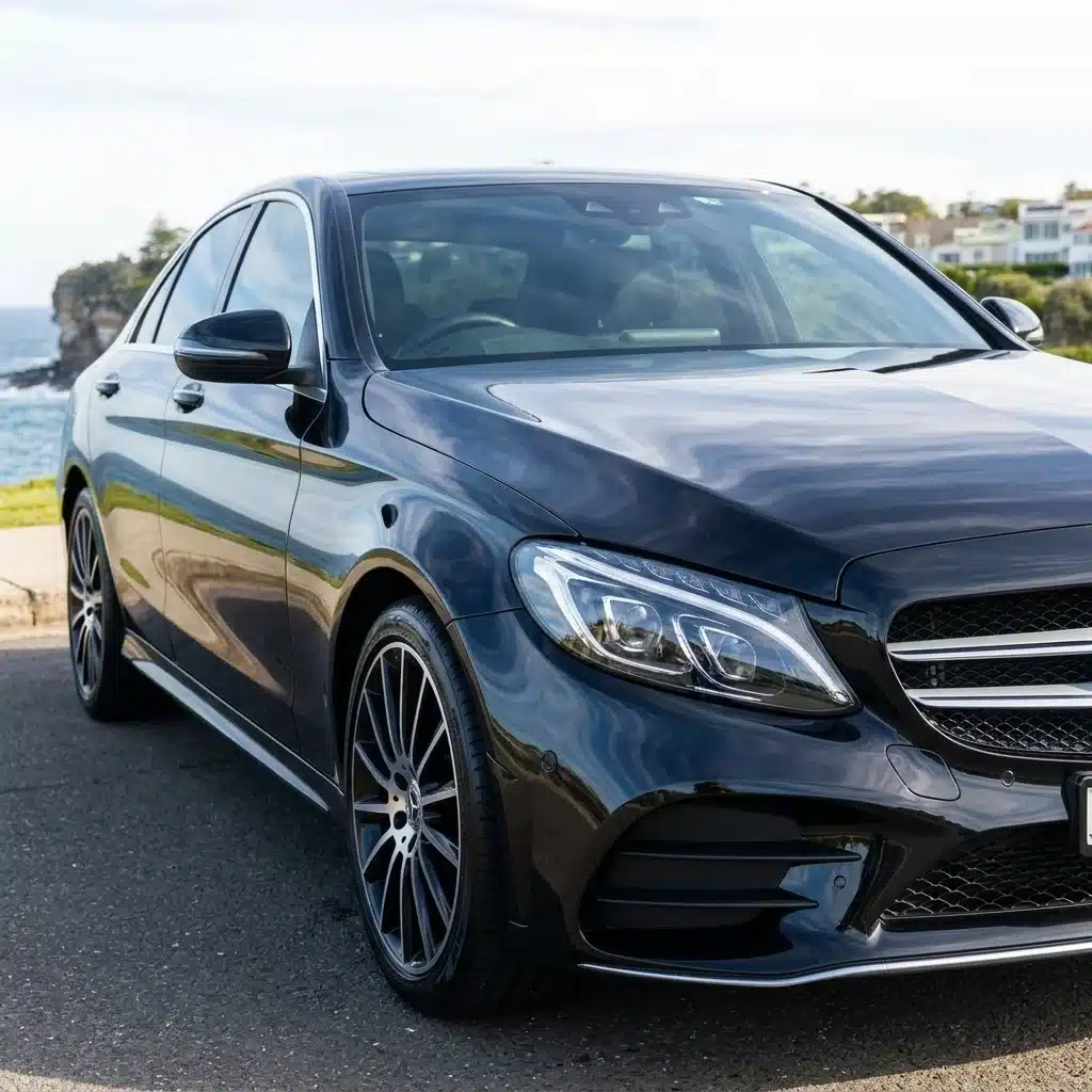 Best paint protection for black cars showing deep glossy ceramic coated finish on black vehicle in Sydney