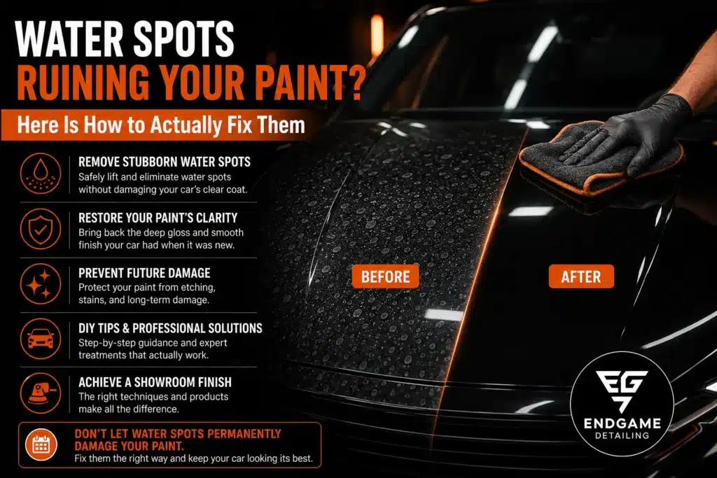 Water Spots Ruining Your Paint? Here Is How to Actually Fix Them