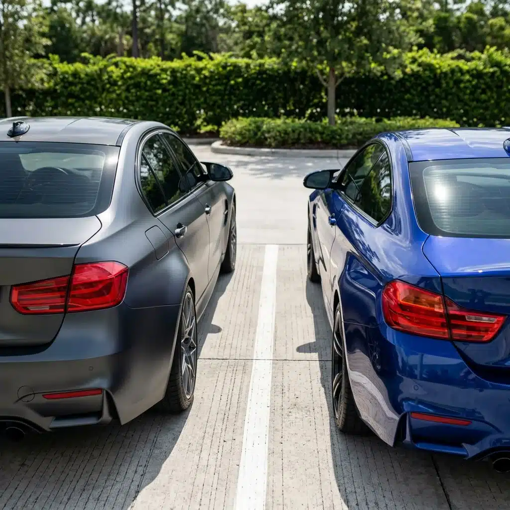 Car wrap vs ceramic coating service